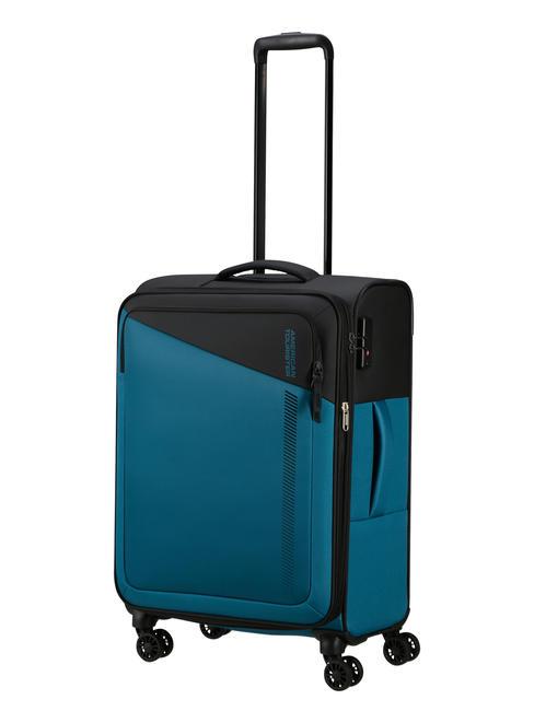 DARING DASH Chariot extensible moyen noir bleu - Valises Semi-rigides