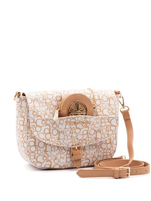 GIADA sac d'épaule blanc/cuir de vache - Sacs pour Femme