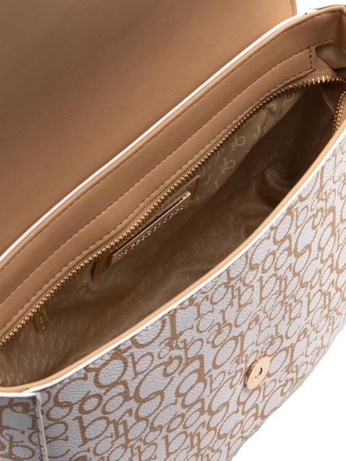 GIADA sac d'épaule blanc/cuir de vache - Sacs pour Femme