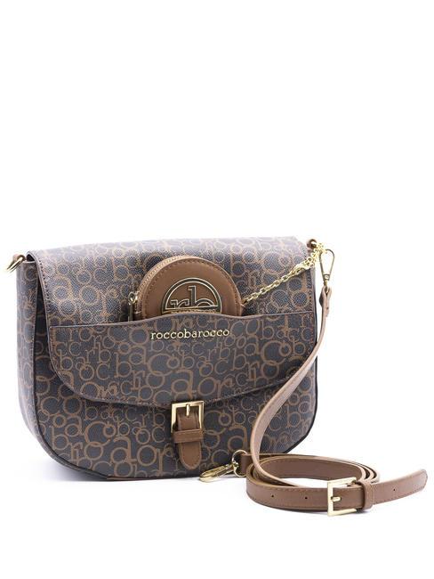 GIADA sac d'épaule marron noir - Sacs pour Femme