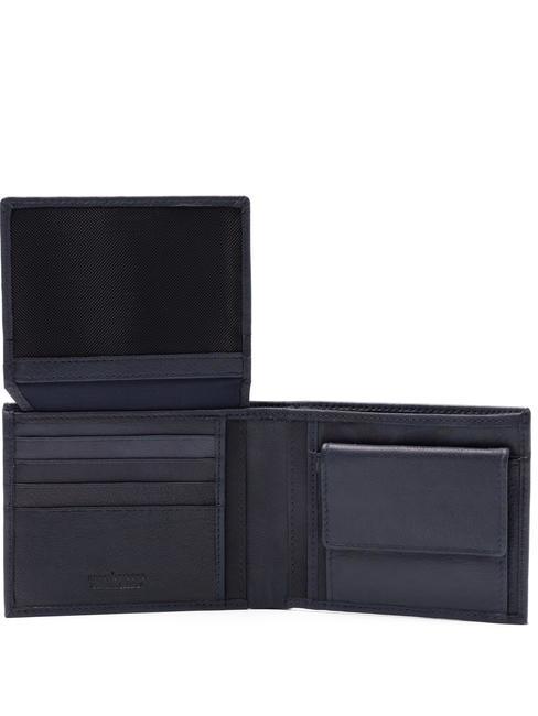 GIFT BOX Ceinture + Portefeuille En Cuir marine - Portefeuilles Homme