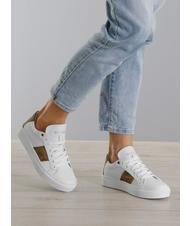 GUESS TODA Baskets basses Blanc / marron - Chaussures Femme - 5