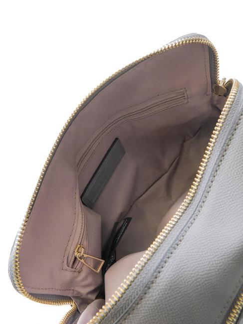 EVERY-TIME Petit sac bandoulière avec 2 compartiments jacquard gris argenté - Sacs pour Femme