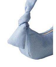 BORBONESE LOVER NYLON Petit sac bandouli&egrave;re avec bandouli&egrave;re topaze/gris clair - Sacs pour Femme - 4