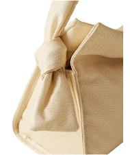 BORBONESE LOVER NYLON Petit sac hobo avec bandouli&egrave;re camomille/cuir - Sacs pour Femme - 3