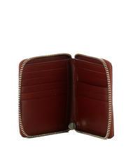 THE BRIDGE PITIGLIANO Porte-feuille en cuire Marron / Palladium - Portefeuilles Homme - 2