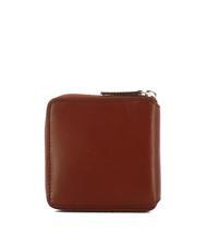 THE BRIDGE PITIGLIANO Porte-feuille en cuire Marron / Palladium - Portefeuilles Homme - 3