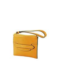 THE BRIDGE LUCREZIA  Poche en cuir maïs jaune abb. or - Sacs pour Femme - 2