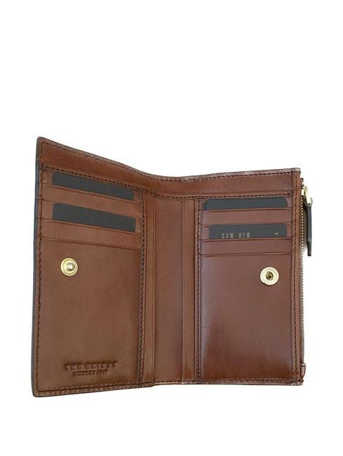 LUCREZIA  Pochette en cuir MARRON - Portefeuilles Femme