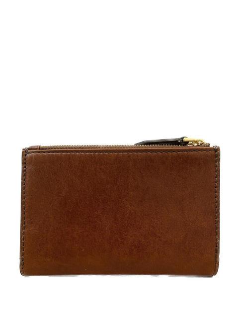 LUCREZIA  Pochette en cuir MARRON - Portefeuilles Femme