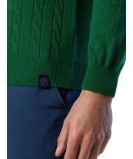NORTH SAILS CABLE Pull ras du cou torsadé vert eden - Pulls pour hommes - 3