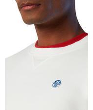 NORTH SAILS ROUND LOGO Sweat col rond en coton Guimauve - Pulls molletonnés - 3