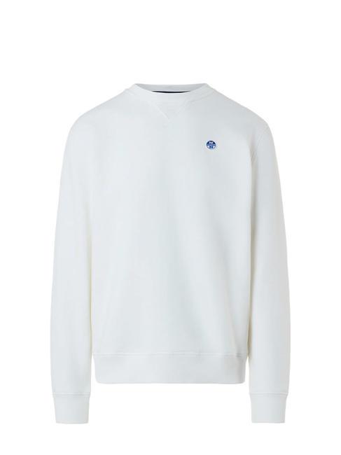 ROUND LOGO Sweat col rond en coton Guimauve - Pulls molletonnés