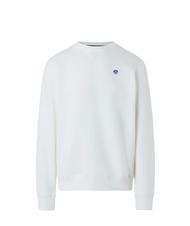 NORTH SAILS ROUND LOGO Sweat col rond en coton Guimauve - Pulls molletonnés - 4