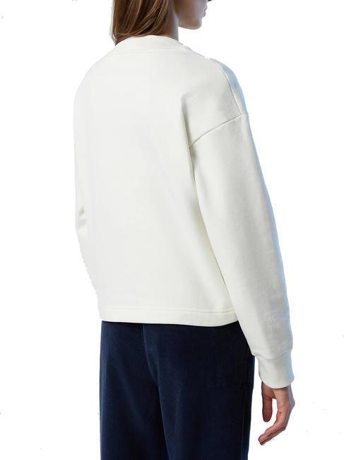 CHANGE IS POSSIBLE Sweat-shirt en coton Guimauve - Sweat-shirts pour femmes