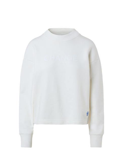 CHANGE IS POSSIBLE Sweat-shirt en coton Guimauve - Sweat-shirts pour femmes