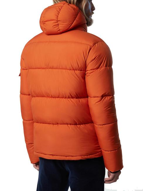 BEAM PUFFER Veste à capuche flamme d'or - Doudounes homme