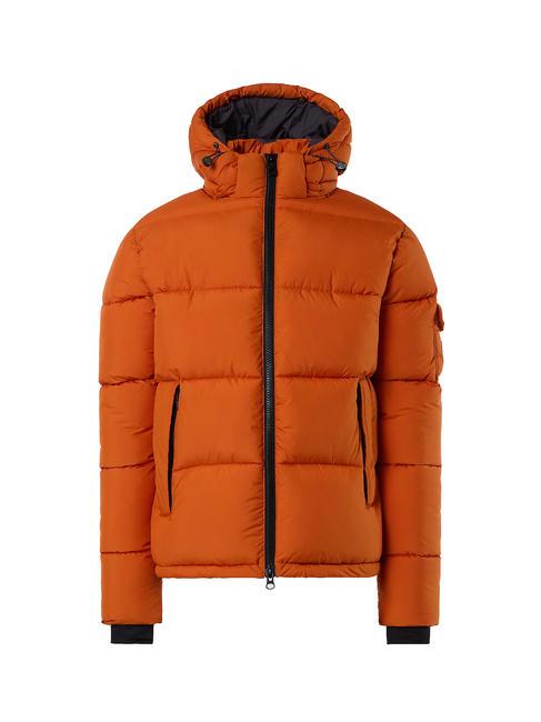 BEAM PUFFER Veste à capuche flamme d'or - Doudounes homme
