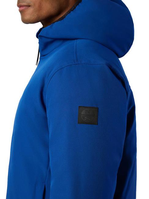 HOBART Veste &agrave; capuche oc&eacute;an bleu - Doudounes homme