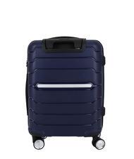 CERRUTI 1881 Chariot &agrave; bagages &agrave; main bleu - Valises cabine - 5