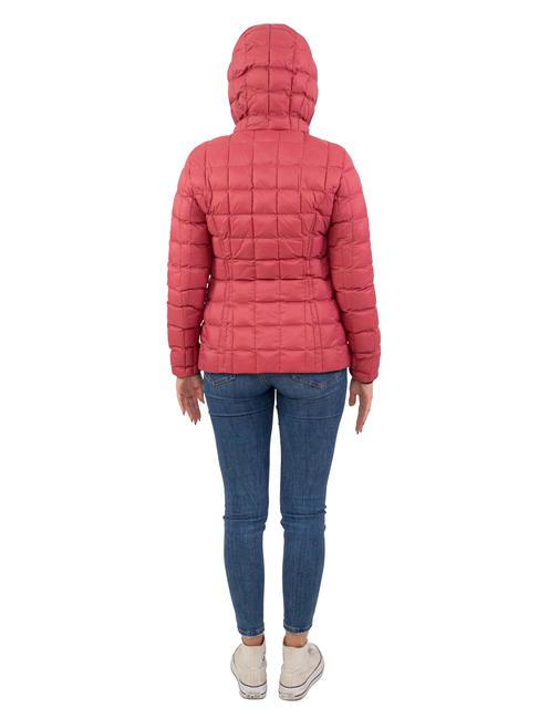 SCIRE NY DOUBLE Doudoune double face à capuche Cuir Cordovan - Tabasco - Doudounes femme