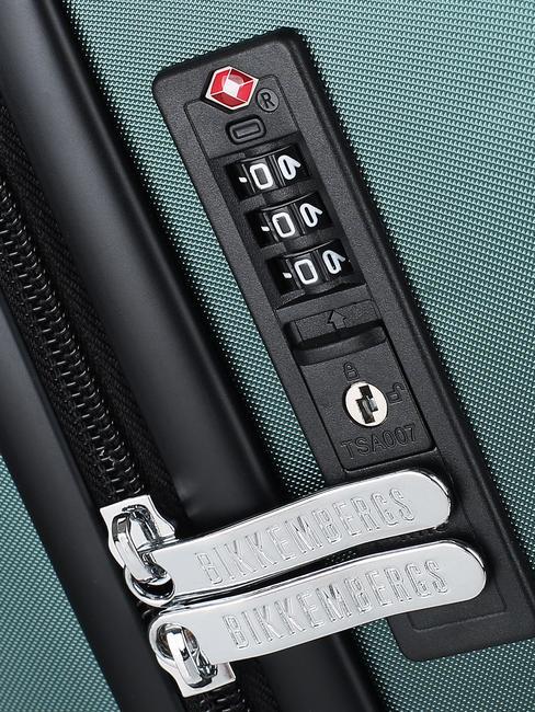 YUGINE Chariot de taille moyenne vert - Valises Rigides