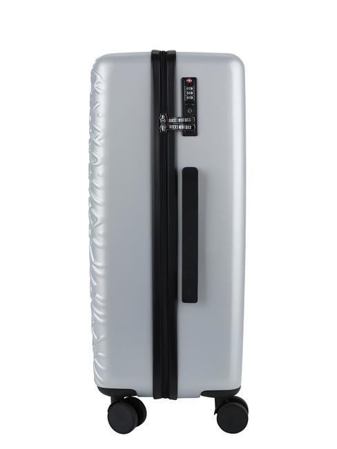 YUGINE Chariot de taille moyenne gris - Valises Rigides