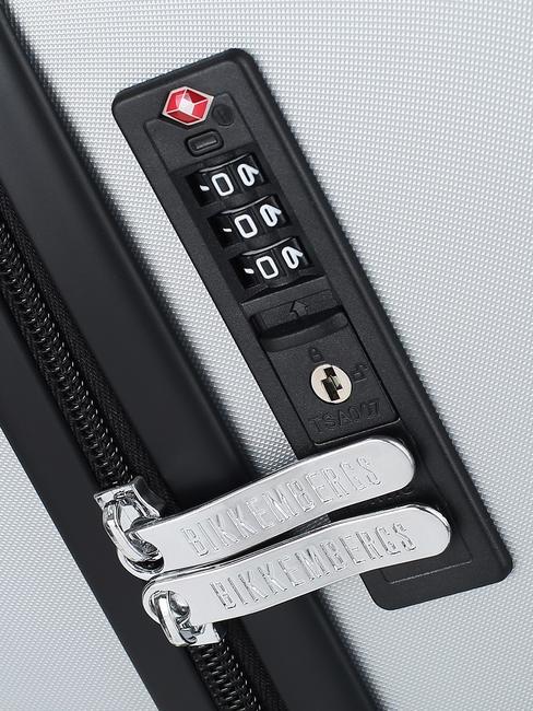 YUGINE Chariot de taille moyenne gris - Valises Rigides