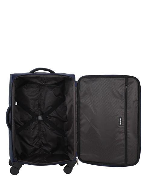 AUDRIK Chariot de taille moyenne bleu - Valises Semi-rigides