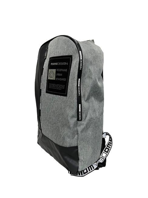 FREETIME Sac à dos ordinateur 15" gris noir - Sacs à dos pour l'École & les Loisirs