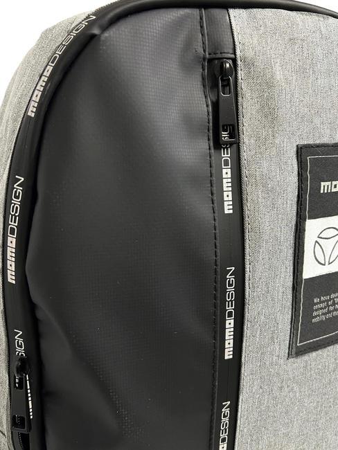 FREETIME Sac à dos ordinateur 15" gris noir - Sacs à dos pour l'École & les Loisirs