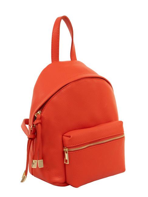 VANESSA Sac à dos en cuir Dollar corail - Sacs pour Femme
