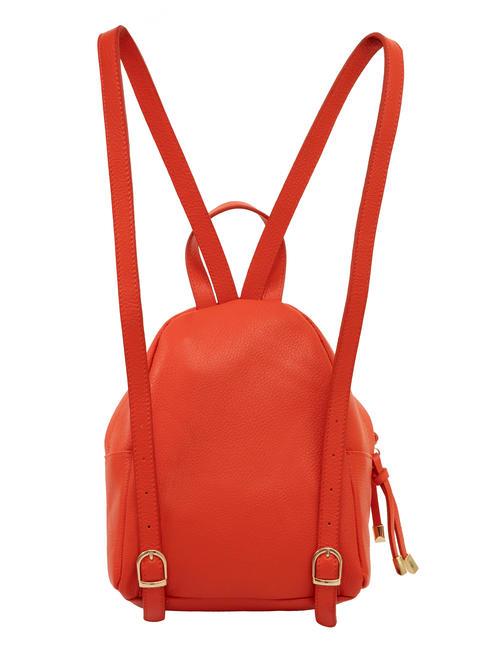 VANESSA Sac à dos en cuir Dollar corail - Sacs pour Femme