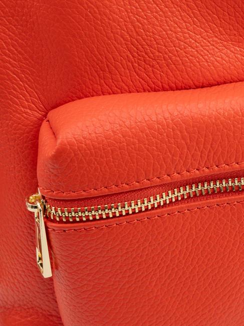 VANESSA Sac à dos en cuir Dollar corail - Sacs pour Femme