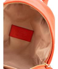 LESAC VANESSA Sac à dos en cuir Dollar corail - Sacs pour Femme - 6
