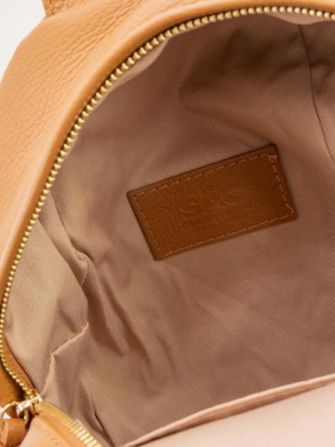 VANESSA Sac à dos en cuir Dollar cuir foncé - Sacs pour Femme