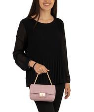 LESAC GIULIA Sac porté épaule chaîne en cuir Dollar rose millénaire - Sacs pour Femme - 5