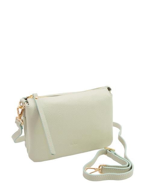 SIMONA Sac porté épaule en cuir Tris Dollar sarcelle arctique - Sacs pour Femme