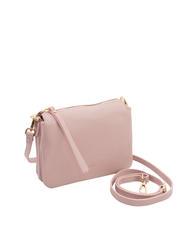 LESAC SIMONA Sac porté épaule en cuir Tris Dollar - Sacs pour Femme