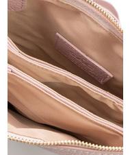 LESAC SIMONA Sac porté épaule en cuir Tris Dollar rose millénaire - Sacs pour Femme - 5