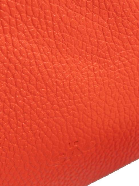 SIMONA Sac porté épaule en cuir Tris Dollar corail - Sacs pour Femme