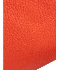 LESAC SIMONA Sac porté épaule en cuir Tris Dollar corail - Sacs pour Femme - 6