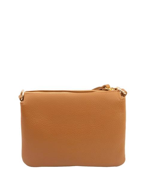 SIMONA Sac porté épaule en cuir Tris Dollar cuir foncé - Sacs pour Femme