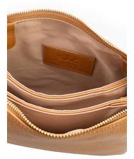 LESAC SIMONA Sac porté épaule en cuir Tris Dollar cuir foncé - Sacs pour Femme - 5