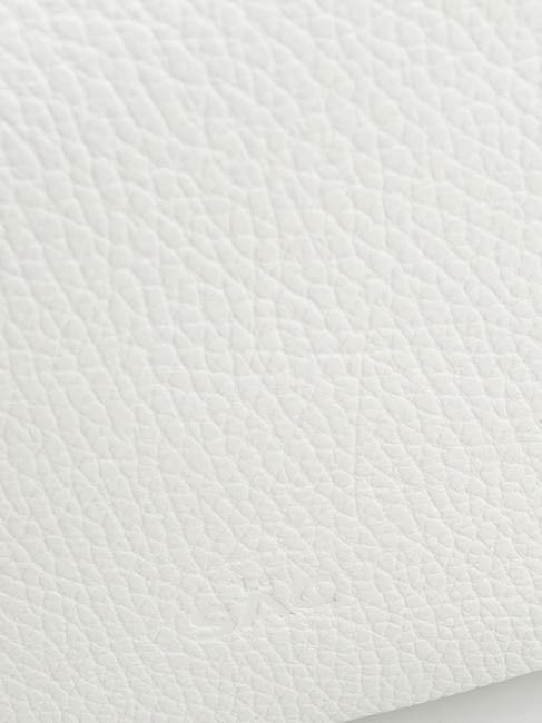 SIMONA Sac porté épaule en cuir Tris Dollar blanc optique - Sacs pour Femme