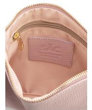 LESAC ROBERTA Pochette en cuir Dollar rose millénaire - Sacs pour Femme - 6