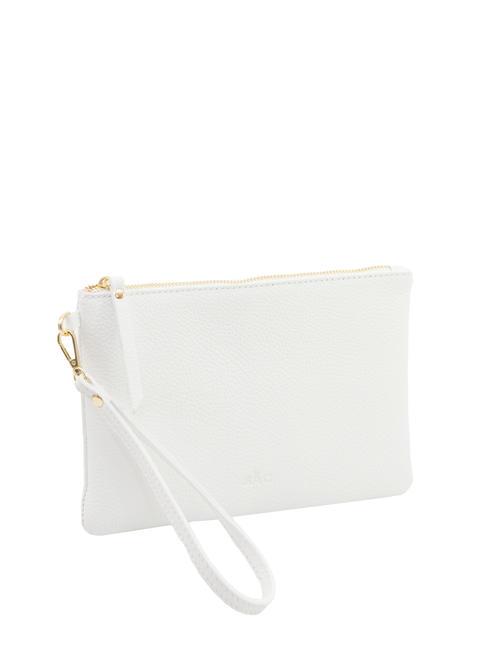 ROBERTA Pochette en cuir Dollar blanc optique - Sacs pour Femme
