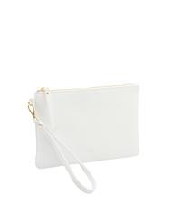 LESAC ROBERTA Pochette en cuir Dollar blanc optique - Sacs pour Femme - 2