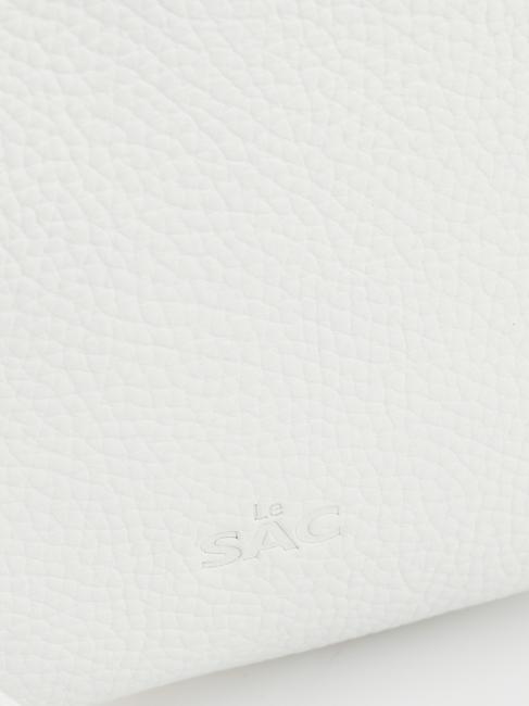 ROBERTA Pochette en cuir Dollar blanc optique - Sacs pour Femme