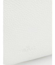 LESAC ROBERTA Pochette en cuir Dollar blanc optique - Sacs pour Femme - 5